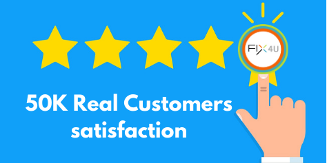 50K Real Customers satisfaction