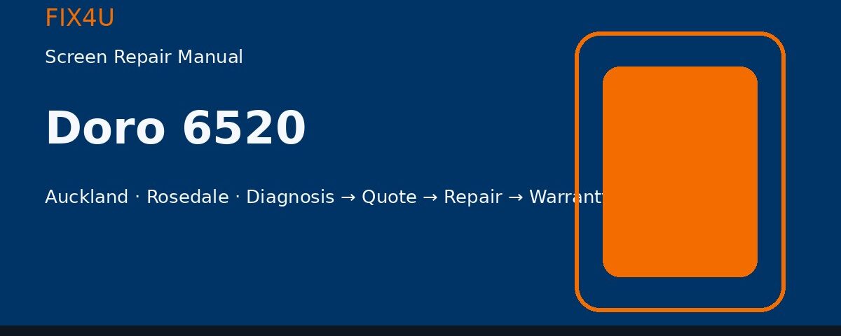 Doro 6520 Screen Repair Manual | FIX4U Doro 6520 screen repair manual — FIX4U Auckland