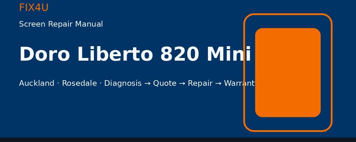 Doro Liberto 820 Mini screen repair manual — FIX4U Auckland