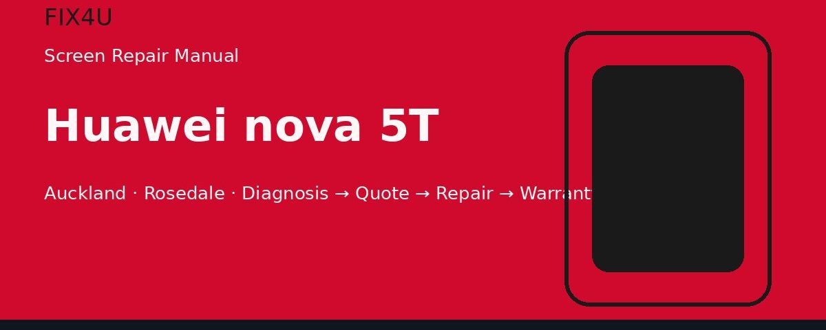 Huawei nova 5T Screen Repair Manual | FIX4U Huawei nova 5T screen repair manual — FIX4U Auckland