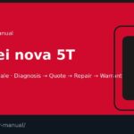Huawei nova 5T Screen Repair Manual | FIX4U Huawei nova 5T screen repair manual — FIX4U Auckland