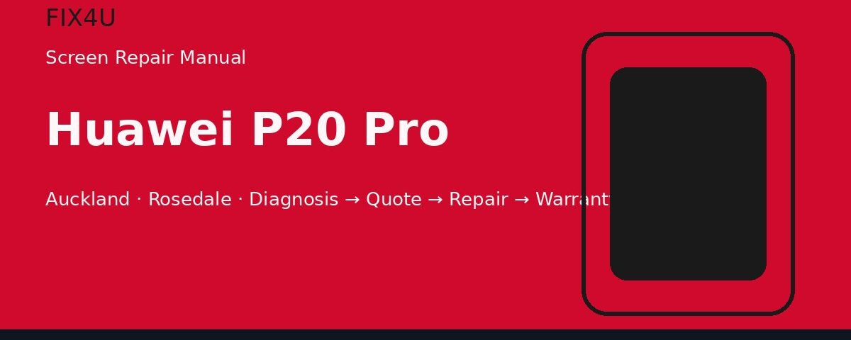 Huawei P20 Pro Screen Repair Manual | FIX4U Huawei P20 Pro screen repair manual — FIX4U Auckland
