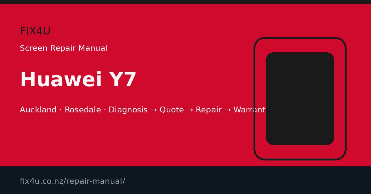Huawei Y7 Screen Repair Manual