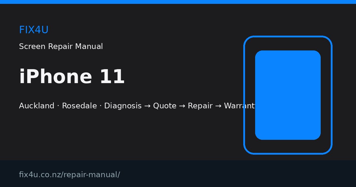 iPhone 11 Screen Repair Manual