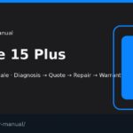 iPhone 15 Plus screen repair manual — FIX4U Auckland