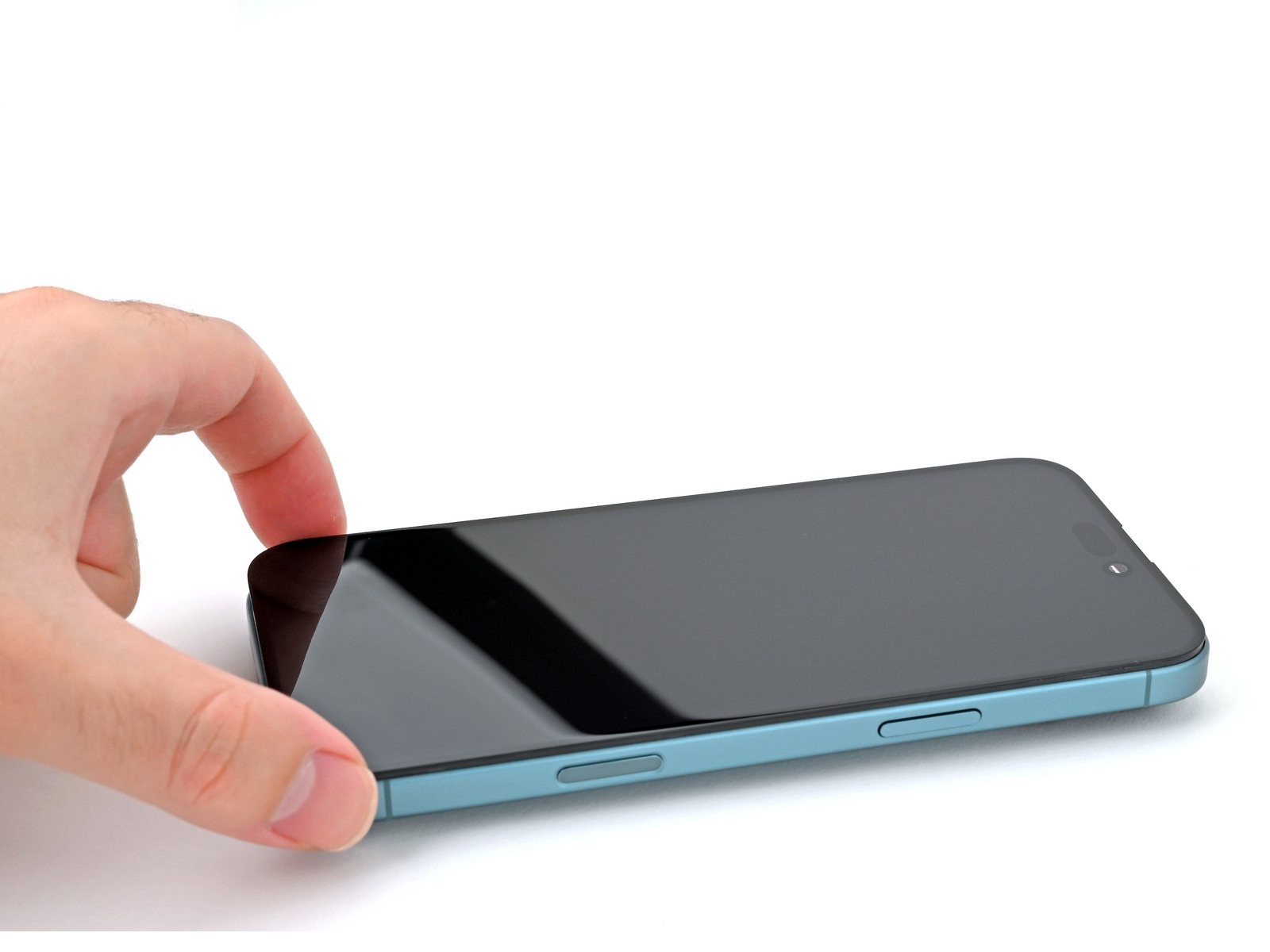 iPhone 16 Plus — Prop up the screen (logo-free)
