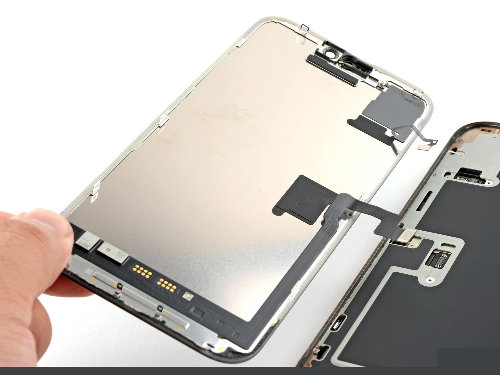 iPhone 16 Pro Max — Remove the screen (logo-free)