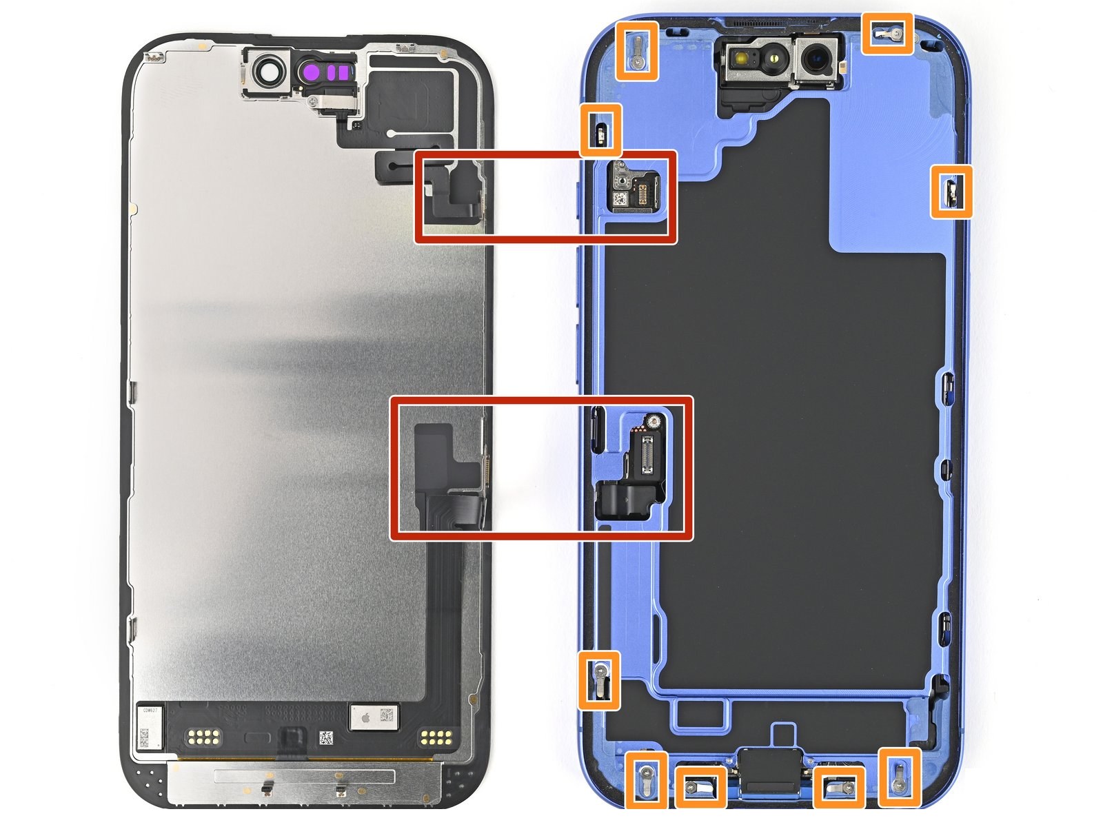 iPhone 16 — Screen information (logo-free)