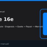 iPhone 16e screen repair manual — FIX4U Auckland