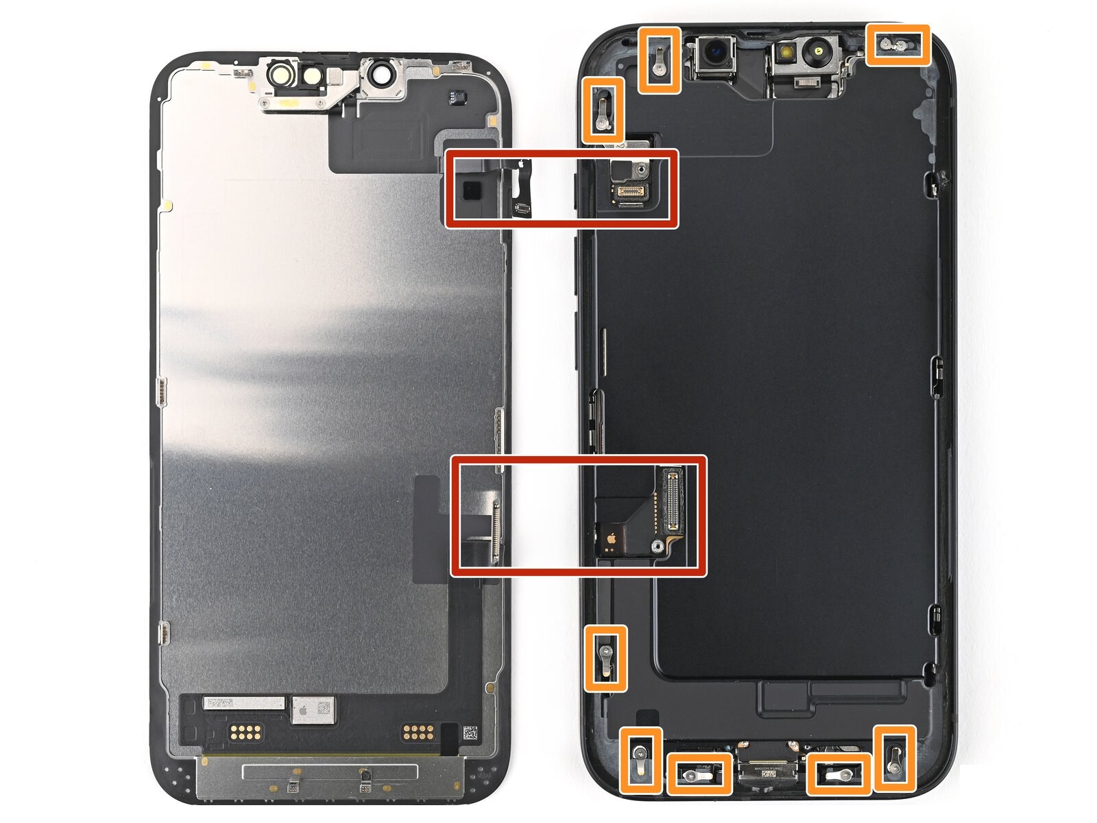 iPhone 16e — Screen information (logo-free)