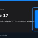 iPhone 17 screen repair manual — FIX4U Auckland