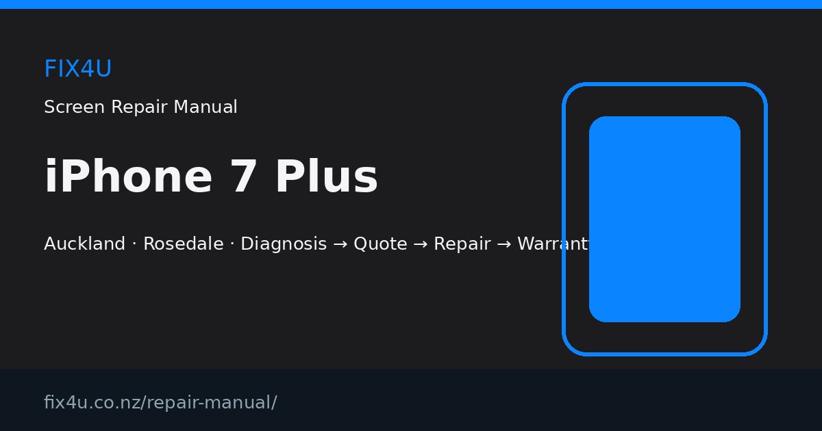 iPhone 7 Plus Screen Repair Manual