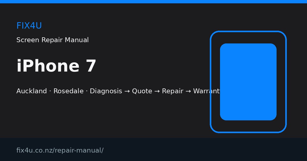 iPhone 7 Screen Repair Manual
