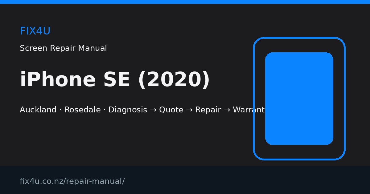 iPhone SE (2020) Screen Repair Manual