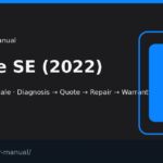 iPhone SE (2022) screen repair manual — FIX4U Auckland