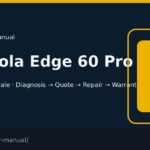 Motorola Edge 60 Pro Screen Repair Manual | FIX4U Motorola Edge 60 Pro screen repair manual — FIX4U Auckland