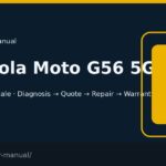 Motorola Moto G56 5G Screen Repair Manual | FIX4U Motorola Moto G56 5G screen repair manual — FIX4U Auckland