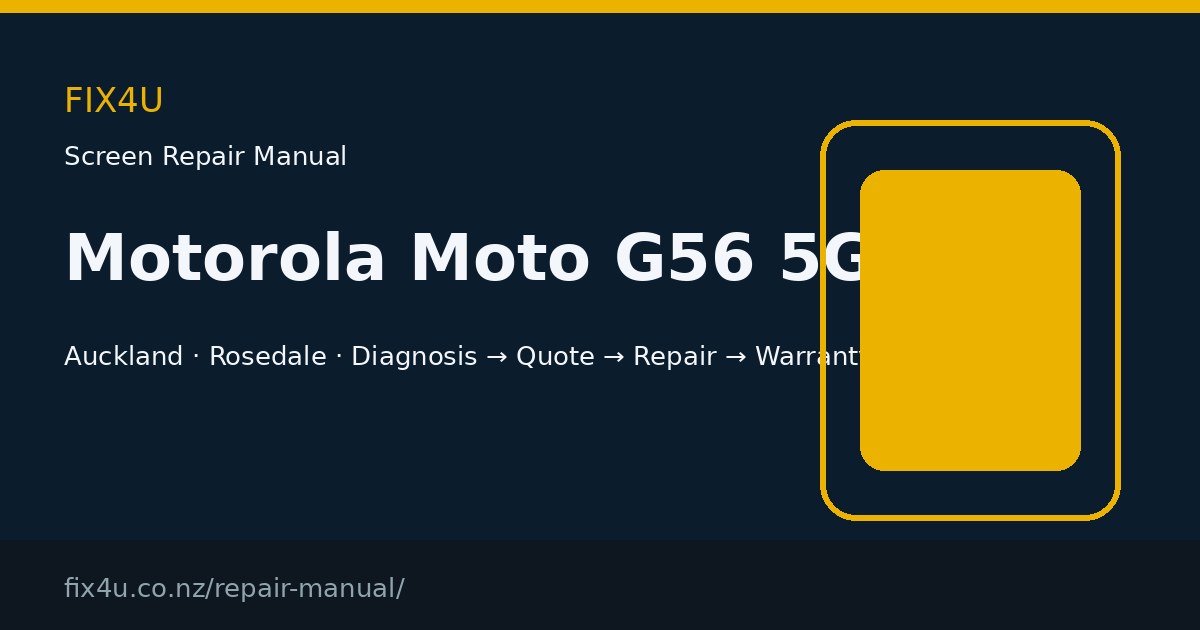 Motorola Moto G56 5G Screen Repair Manual