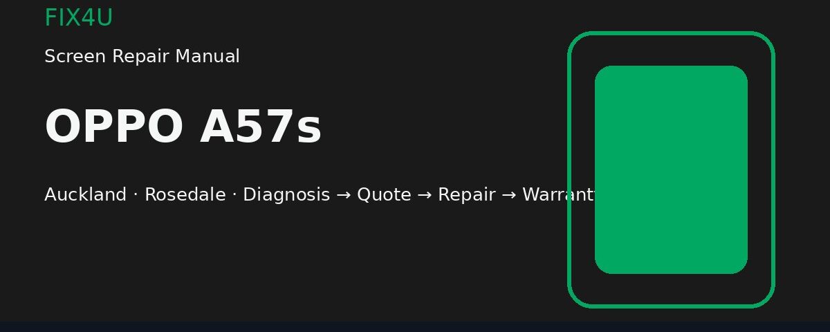 OPPO A57s Screen Repair Manual | FIX4U OPPO A57s screen repair manual — FIX4U Auckland