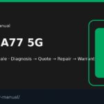 OPPO A77 5G Screen Repair Manual | FIX4U OPPO A77 5G screen repair manual — FIX4U Auckland