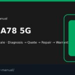 OPPO A78 5G Screen Repair Manual | FIX4U OPPO A78 5G screen repair manual — FIX4U Auckland