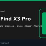 OPPO Find X3 Pro screen repair manual — FIX4U Auckland