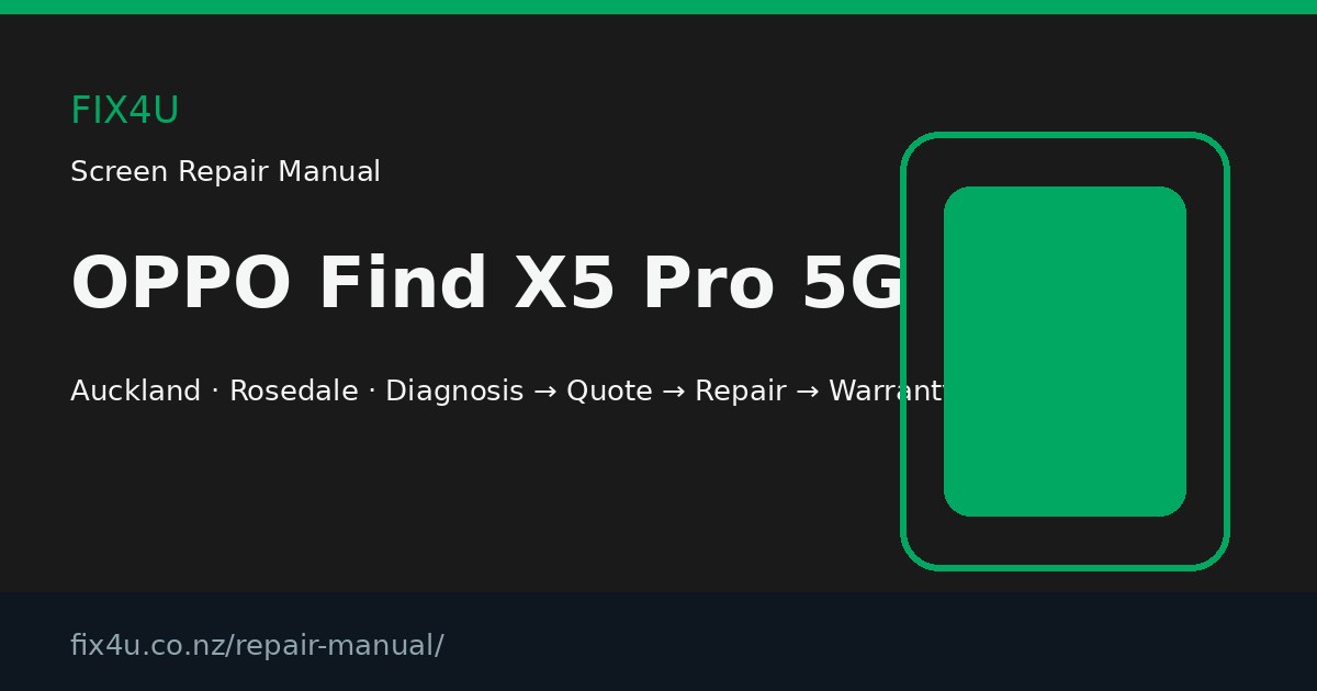 OPPO Find X5 Pro 5G Screen Repair Manual