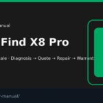 OPPO Find X8 Pro Screen Repair Manual | FIX4U OPPO Find X8 Pro screen repair manual — FIX4U Auckland