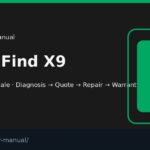 OPPO Find X9 screen repair manual — FIX4U Auckland