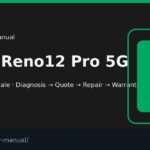 OPPO Reno12 Pro 5G screen repair manual — FIX4U Auckland