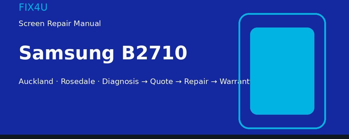 Samsung B2710 Screen Repair Manual | FIX4U Samsung B2710 screen repair manual — FIX4U Auckland