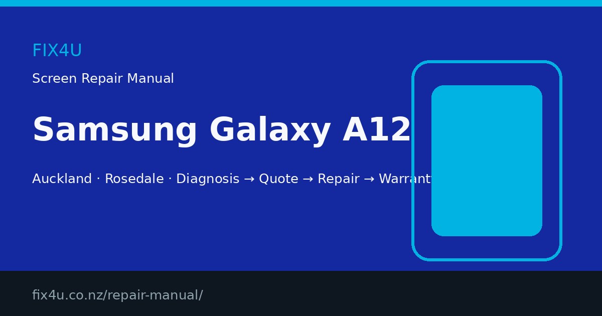 Samsung Galaxy A12 Screen Repair Manual