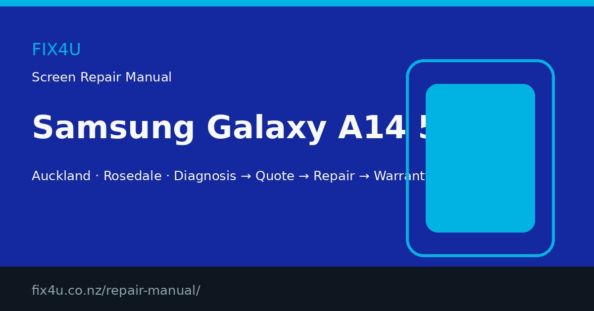 Samsung Galaxy A14 5G Screen Repair Manual