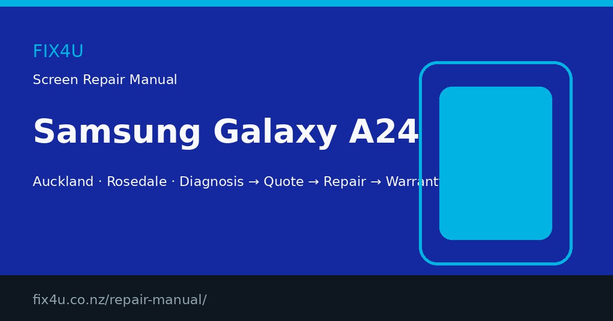 Samsung Galaxy A24 Screen Repair Manual