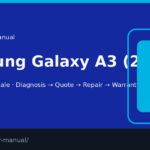 Samsung Galaxy A3 (2016) screen repair manual — FIX4U Auckland