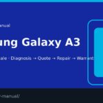 Samsung Galaxy A3 screen repair manual — FIX4U Auckland