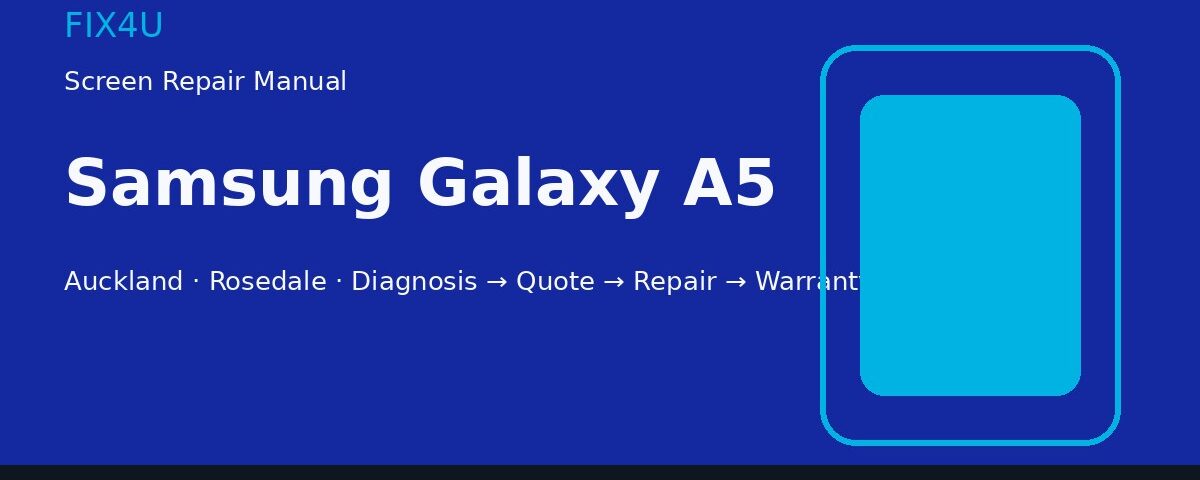 Samsung Galaxy A5 screen repair manual — FIX4U Auckland