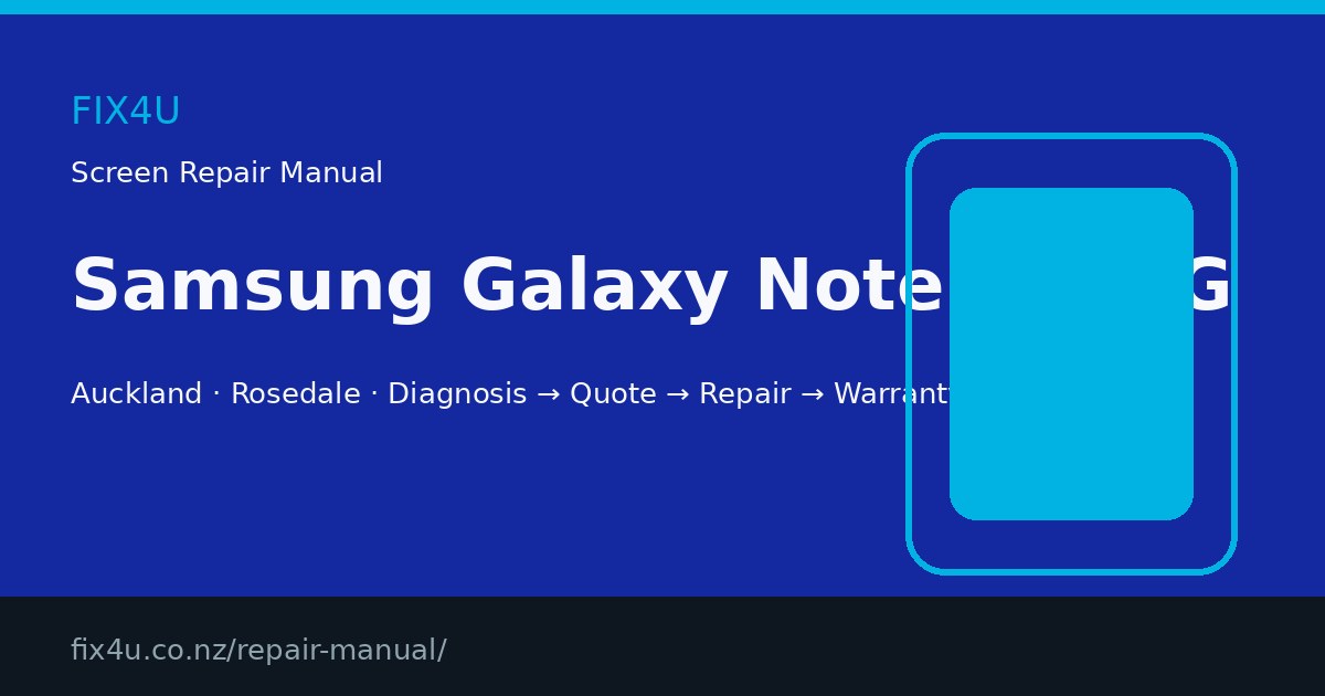 Samsung Galaxy Note10+ 5G Screen Repair Manual