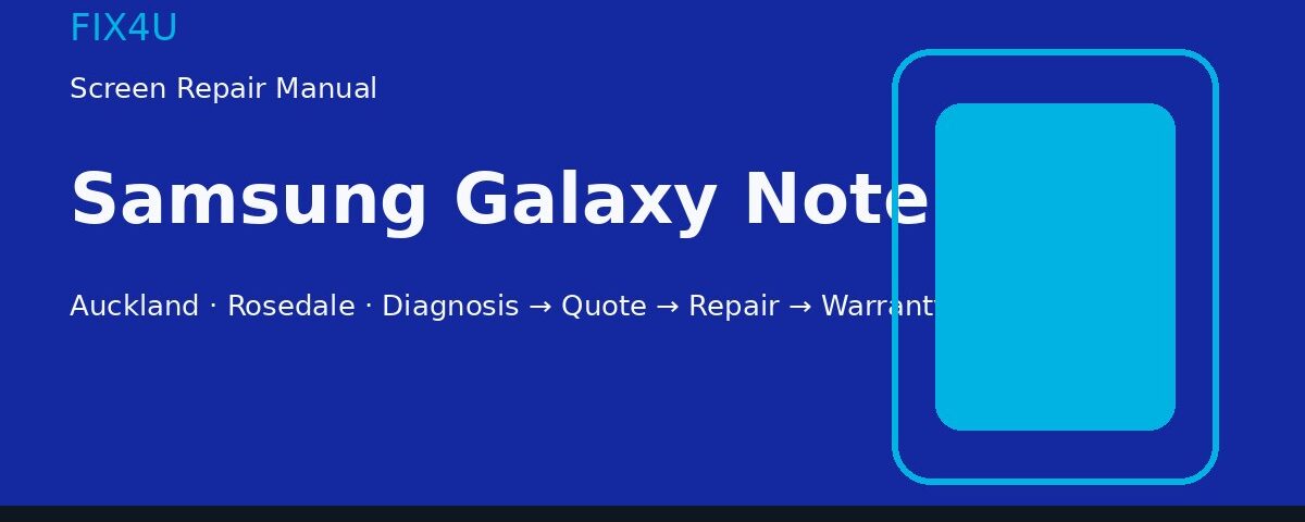 Samsung Galaxy Note10+ Screen Repair Manual | FIX4U Samsung Galaxy Note10+ screen repair manual — FIX4U Auckland