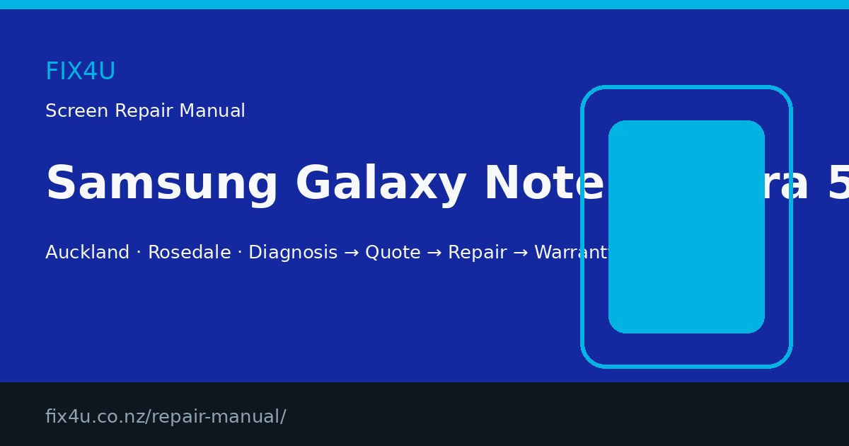 Samsung Galaxy Note20 Ultra 5G Screen Repair Manual