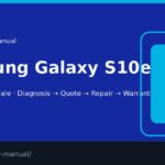 Samsung Galaxy S10e screen repair manual — FIX4U Auckland