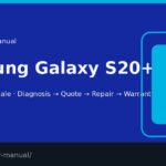 Samsung Galaxy S20+ 5G screen repair manual — FIX4U Auckland