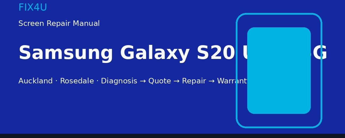 Samsung Galaxy S20 Ultra 5G screen repair manual — FIX4U Auckland
