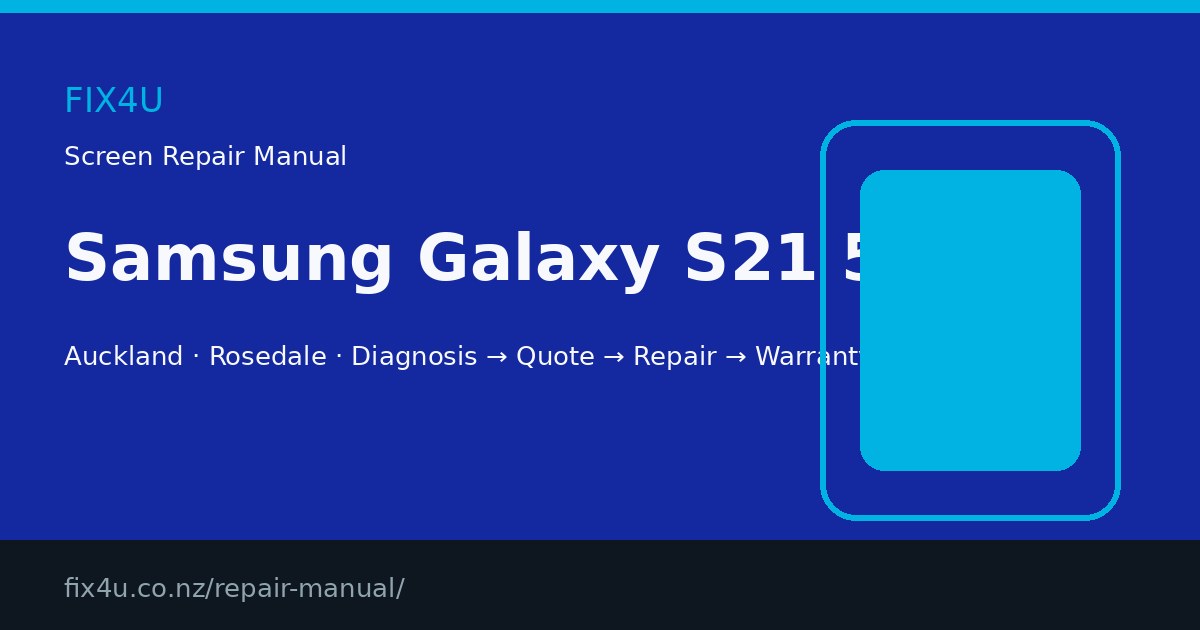 Samsung Galaxy S21 5G Screen Repair Manual