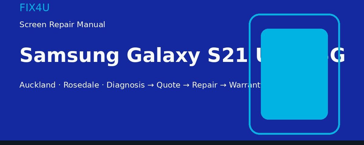Samsung Galaxy S21 Ultra 5G Screen Repair Manual | FIX4U Samsung Galaxy S21 Ultra 5G screen repair manual — FIX4U Auckland