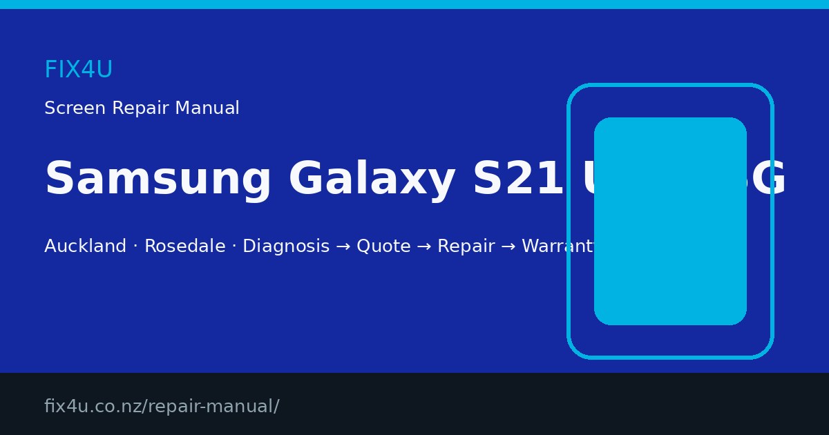 Samsung Galaxy S21 Ultra 5G Screen Repair Manual