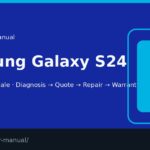 Samsung Galaxy S24 screen repair manual — FIX4U Auckland