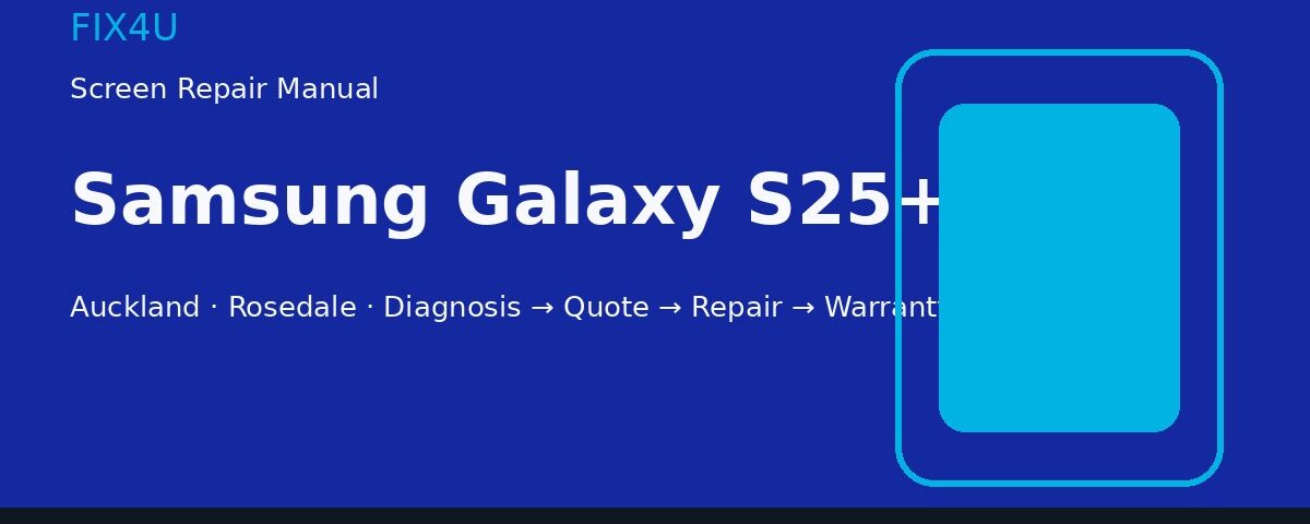 Samsung Galaxy S25+ screen repair manual — FIX4U Auckland
