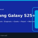 Samsung Galaxy S25+ screen repair manual — FIX4U Auckland