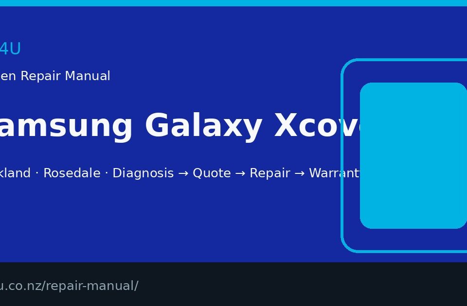 Samsung Galaxy Xcover 2 screen repair manual — FIX4U Auckland